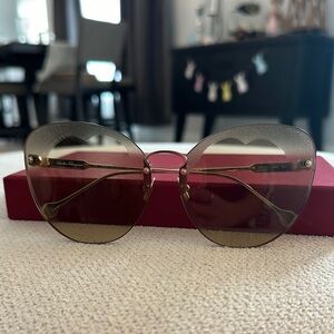 Salvatore Ferragamo Women's Gold Sunglasses